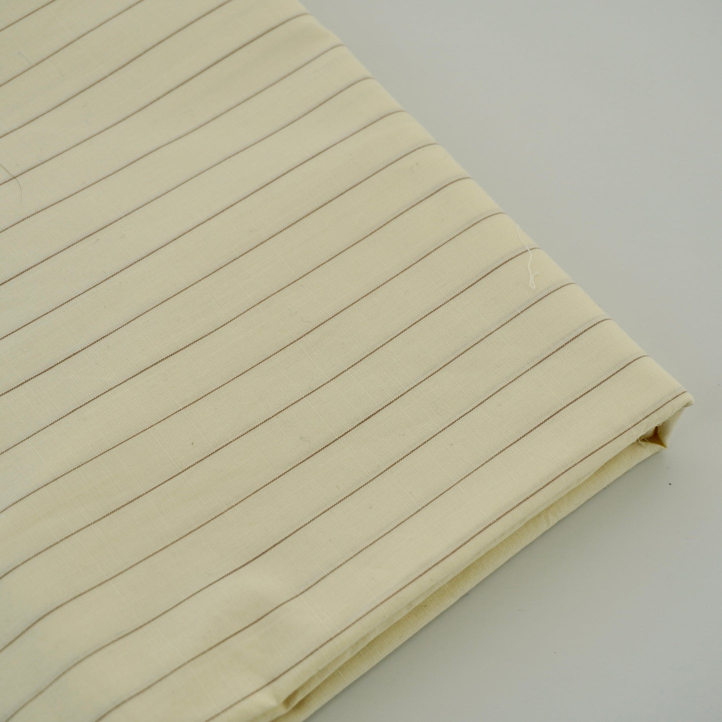 Pure Giza Cotton -Color: Yellow Stripe - Width: 58 inches
