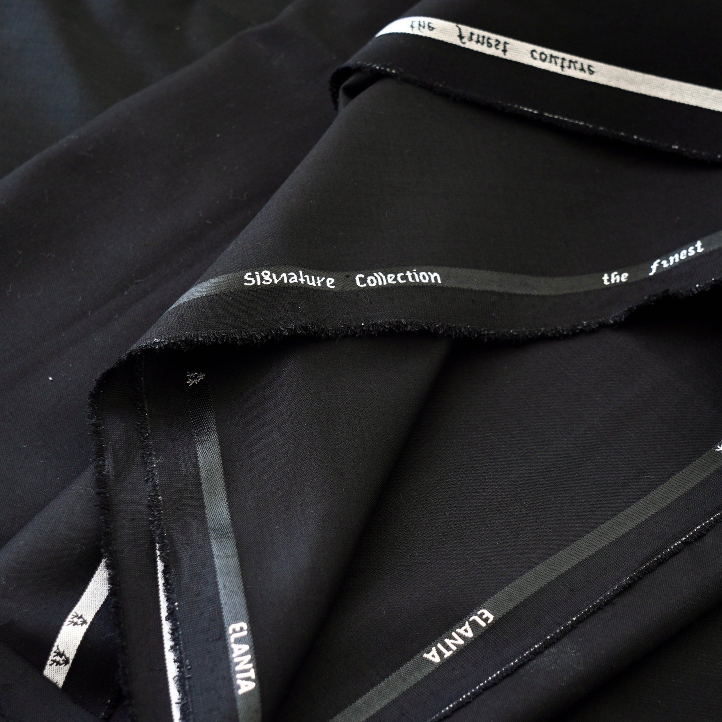 Black Classic - Siyarams Suiting/Trouser Material-Non iron fabric- Superior Comfort.