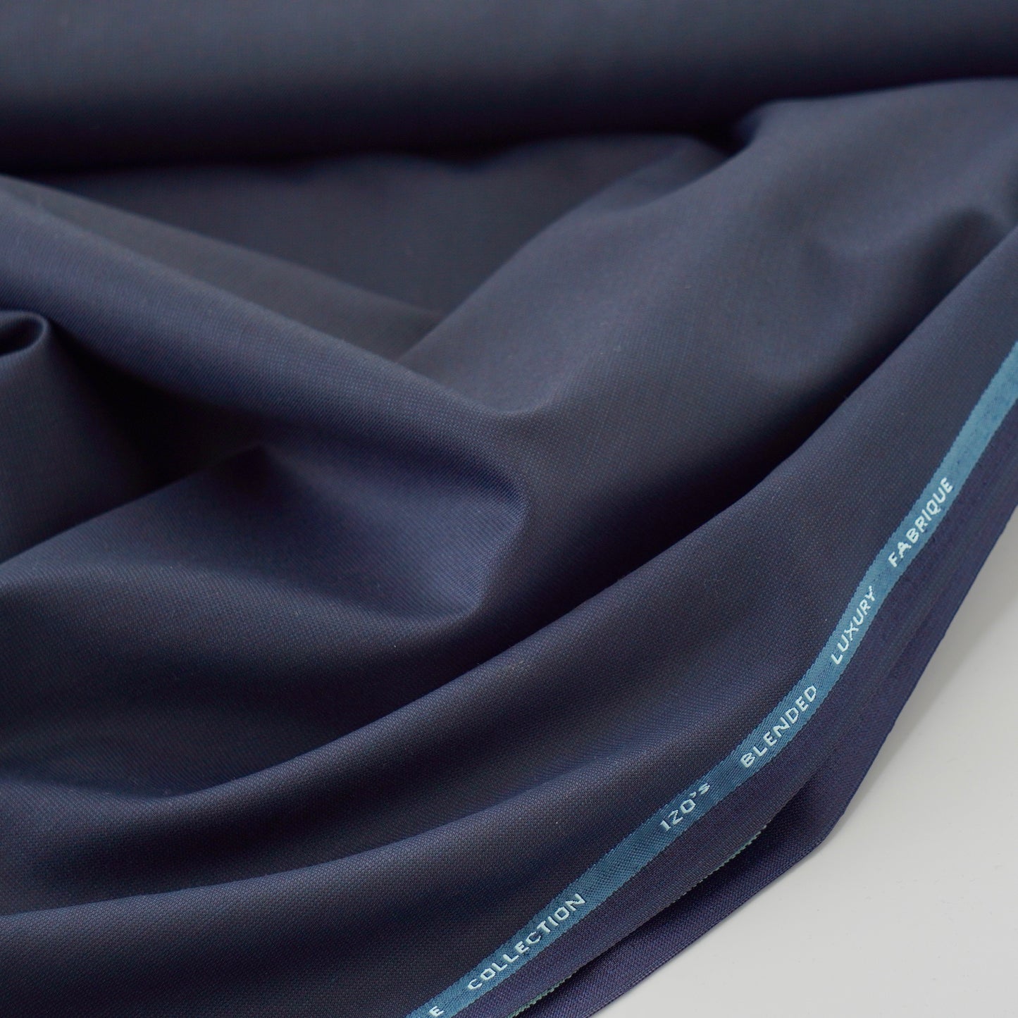 Deep Ocean Blue- Stretchable Suiting/Trouser Material-Non iron fabric- Superior Comfort.