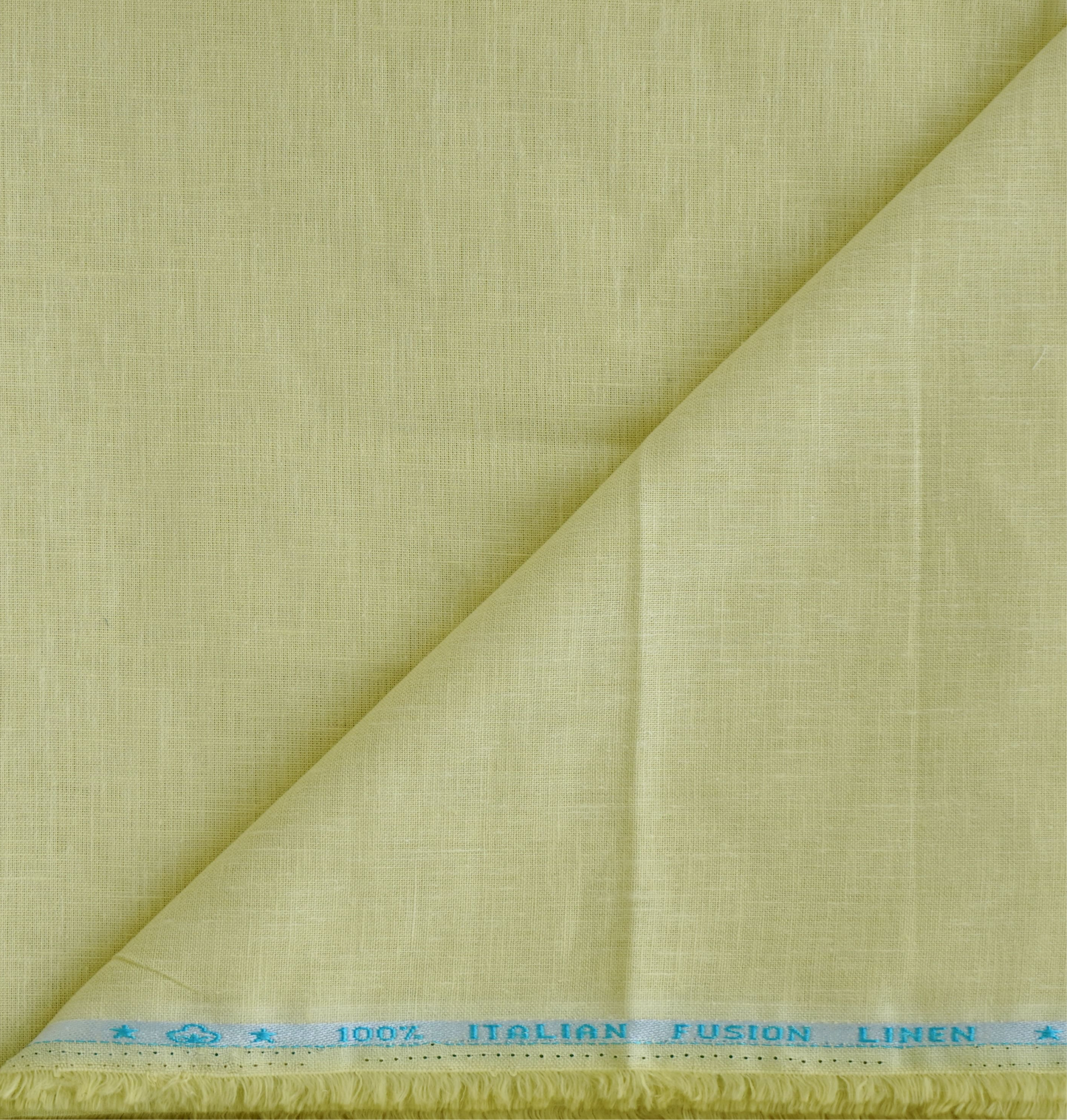 Pure Linen Blend 60 Lea - Color: Yellow - Width: 58 inches