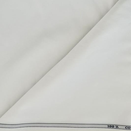 Pure Giza Cotton -Color:  Pure White - Width: 58 inches