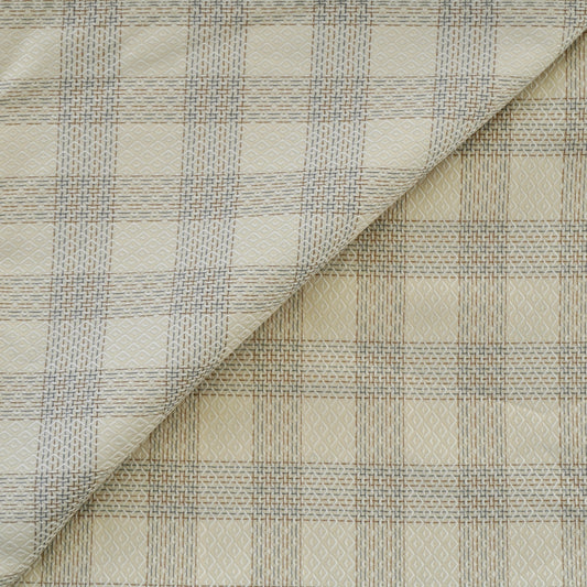 Pure Giza Cotton - Checked - Width: 58 inches