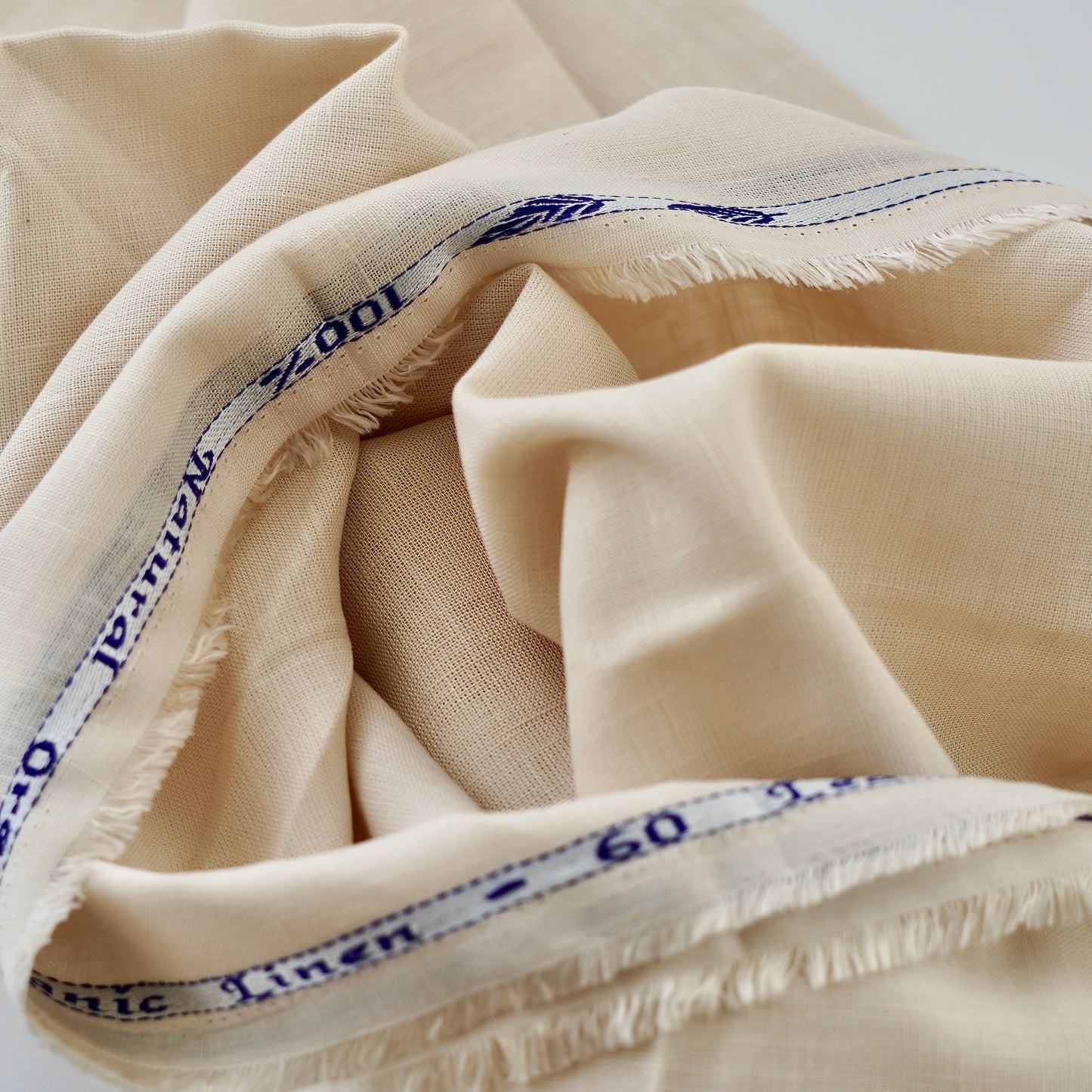 Pure Linen Blend 60 Lea - Color: Natural - Width: 58 inches