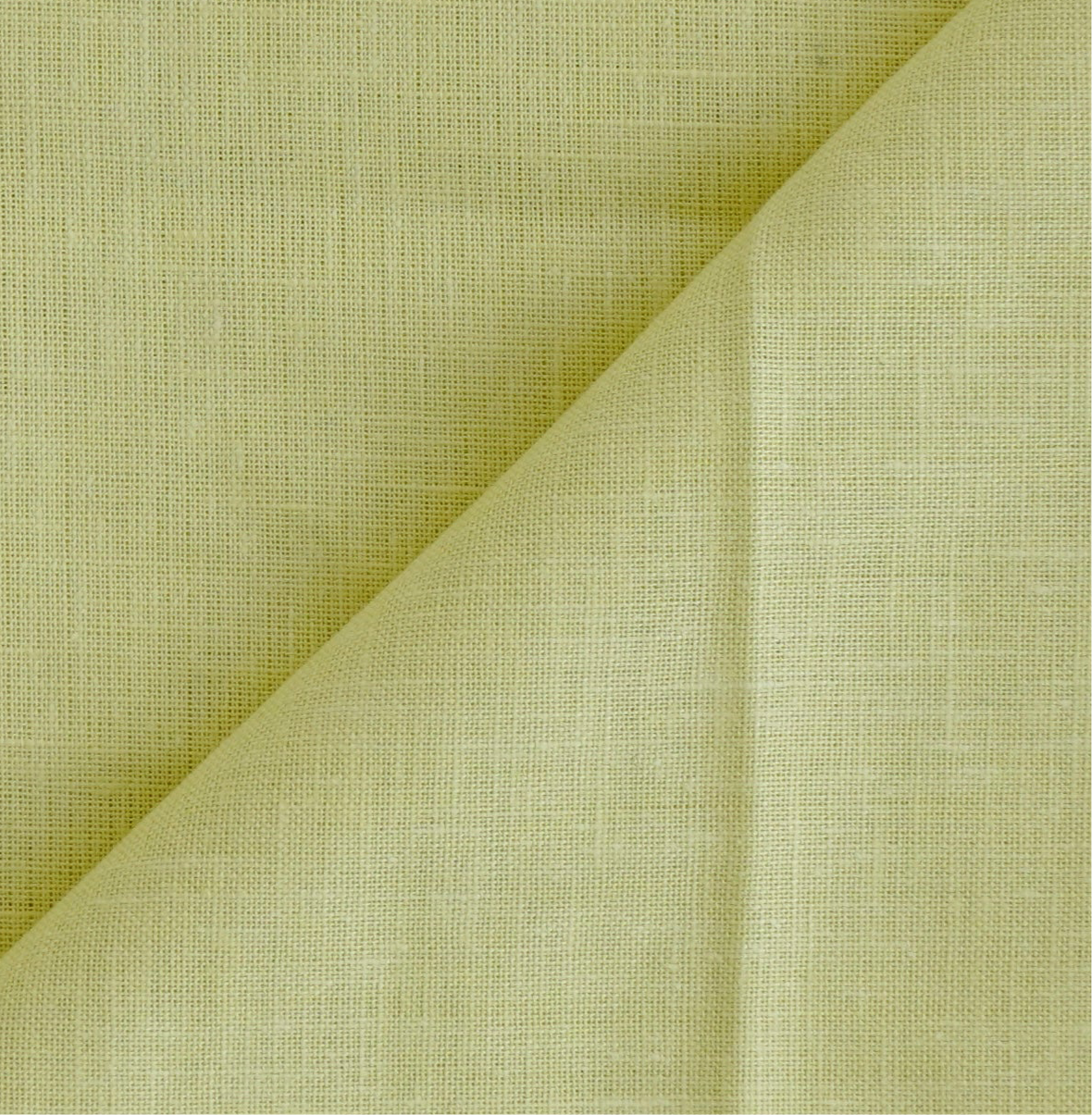 Pure Linen Blend 60 Lea - Color: Yellow - Width: 58 inches