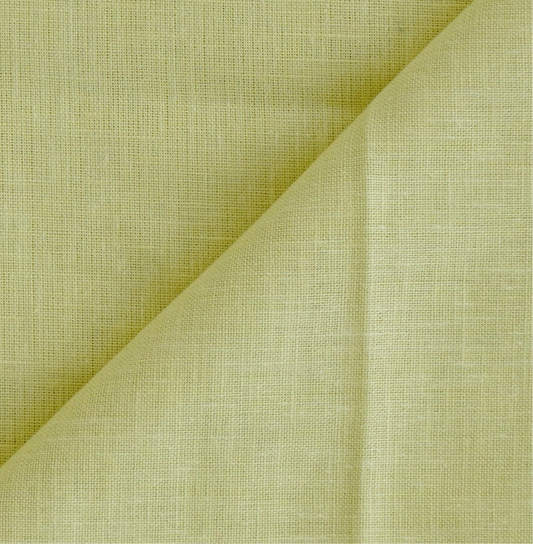 Pure Linen Blend 60 Lea - Color: Yellow - Width: 58 inches