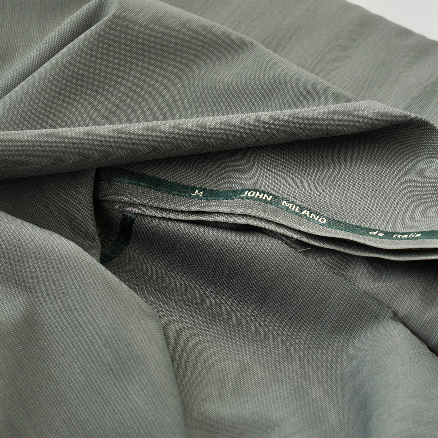 Deep Olive Grey - Stretchable Suiting/Trouser Material-Non iron fabric- Superior Comfort.