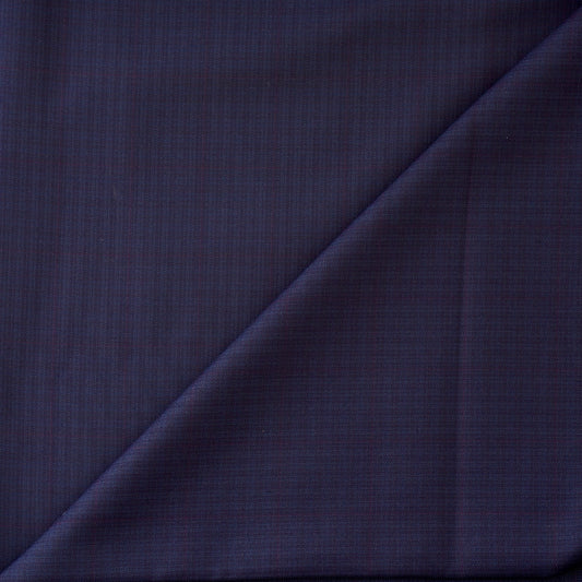 Dark Blue- Suiting/Trouser Material-Non iron fabric- Superior Comfort.