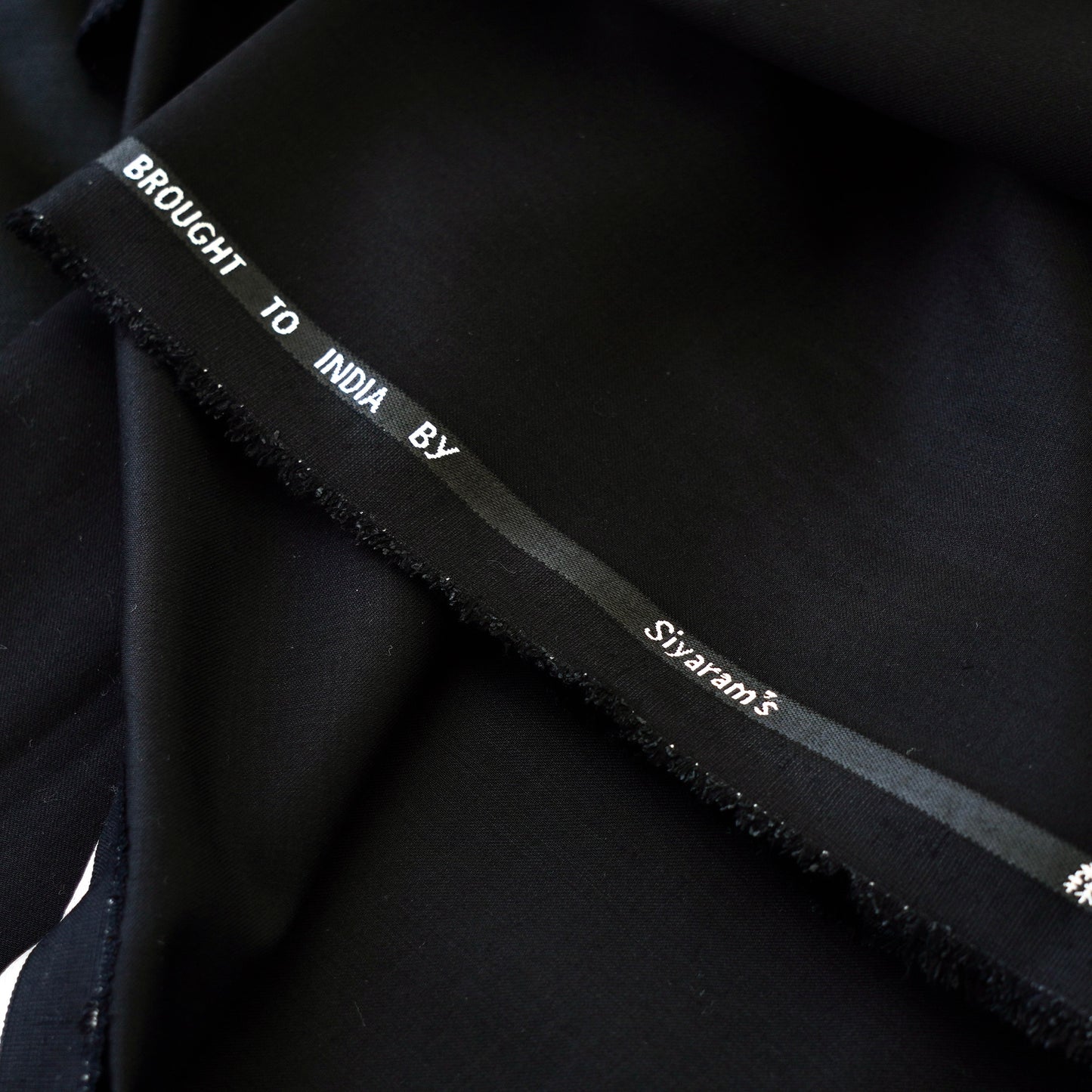 Black Classic -  Siyarams Suiting/Trouser Material-Non iron fabric- Superior Comfort.