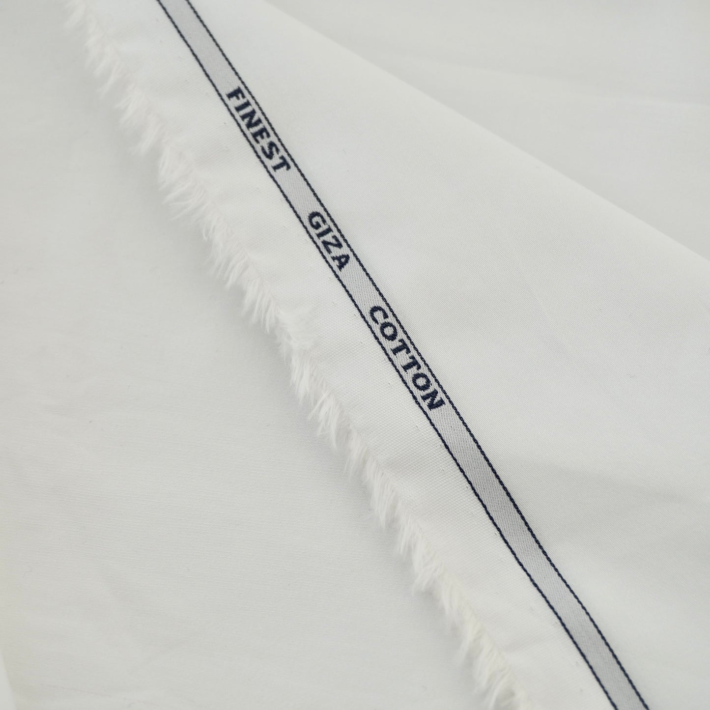 Pure Giza Cotton -Color:  Pure White - Width: 58 inches