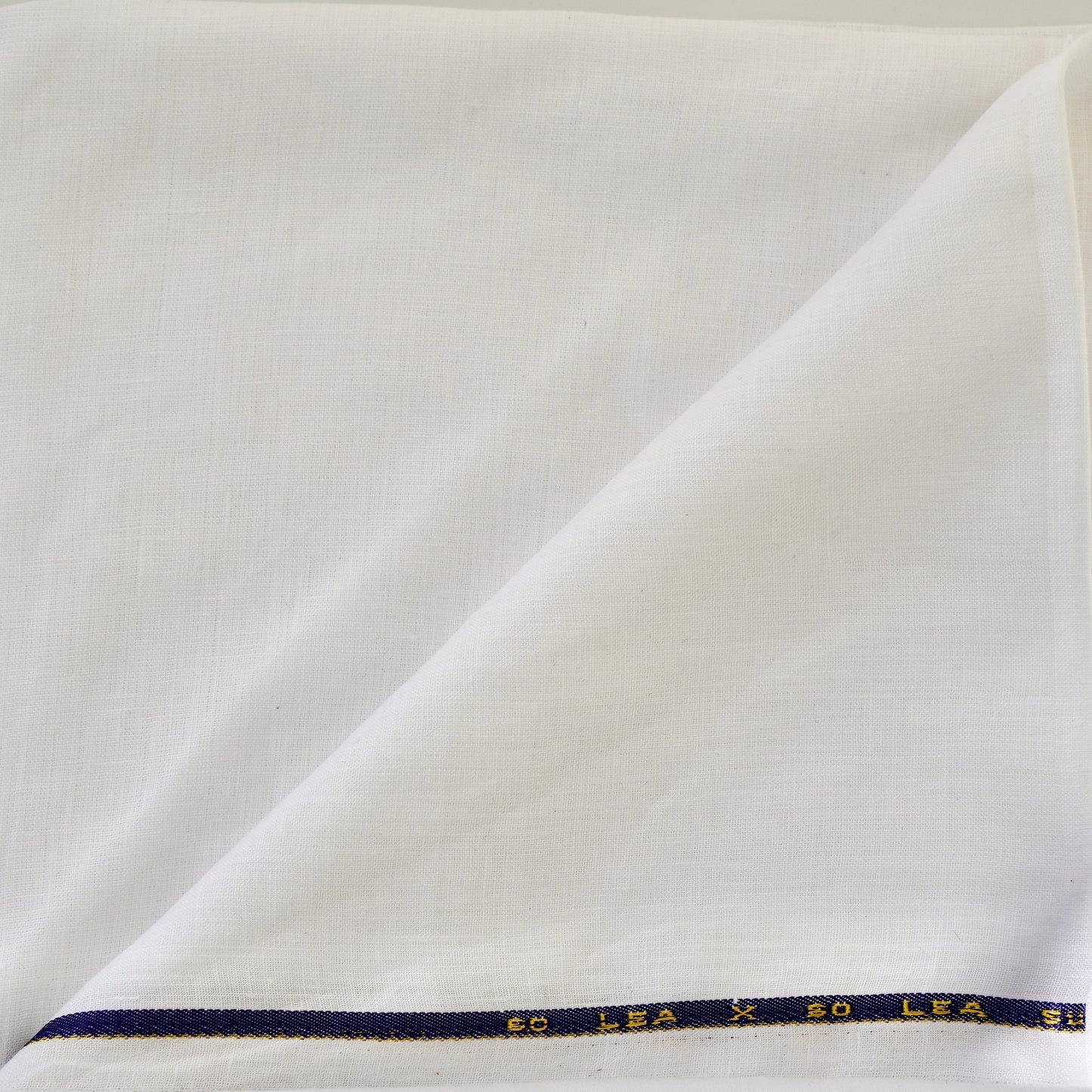 Pure Linen Color: White- 60 LEA  Width: 58 inches